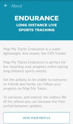 Endurance android App screenshot 1